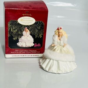 Hallmark keepsake 1997 Happy Holidays BARBIE Ornament 2nd in the Series NEW